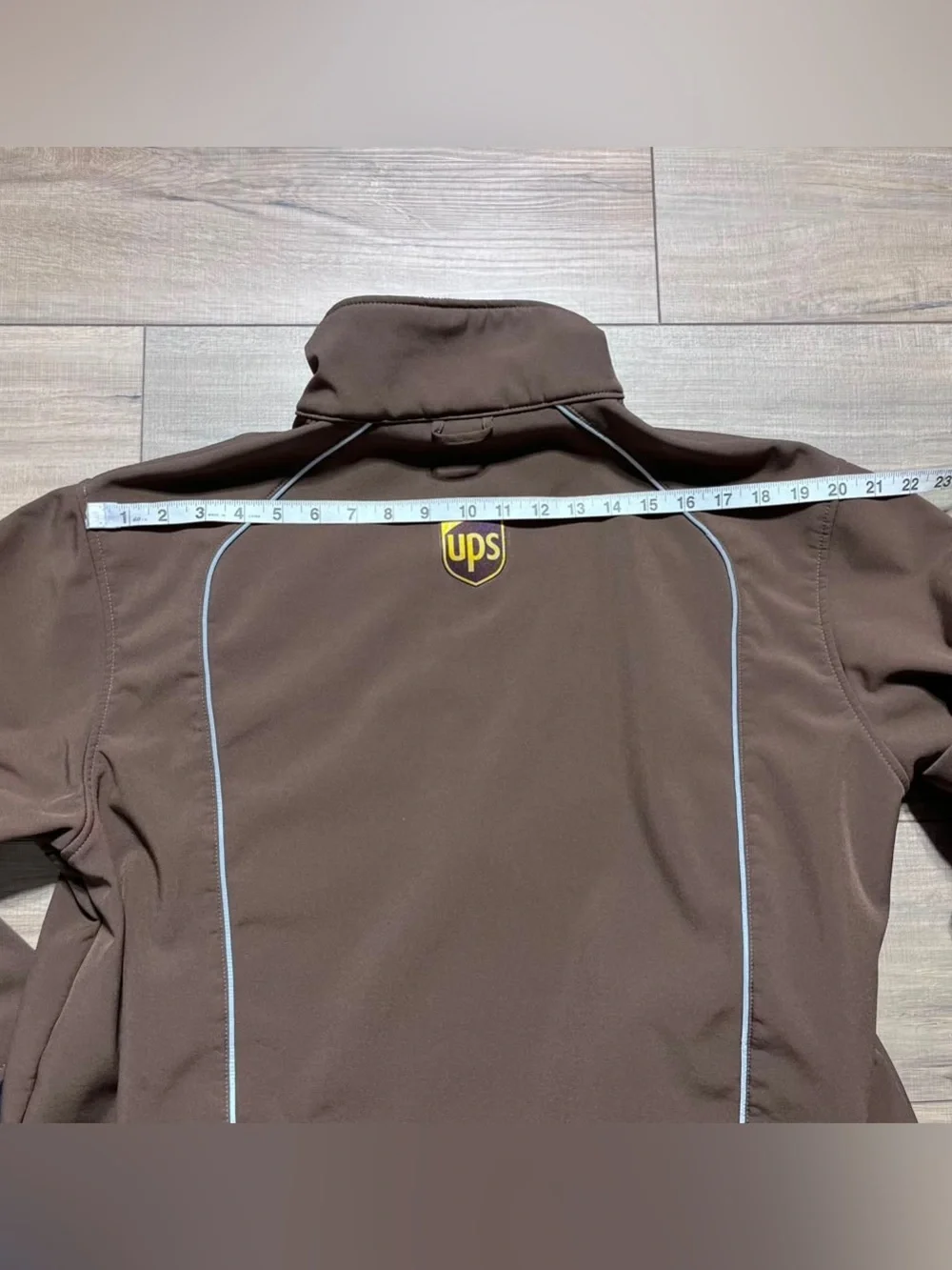 WearGuard Mens UPS Full Zip Softshell Water Resistant Fleece Lined Jacket Large